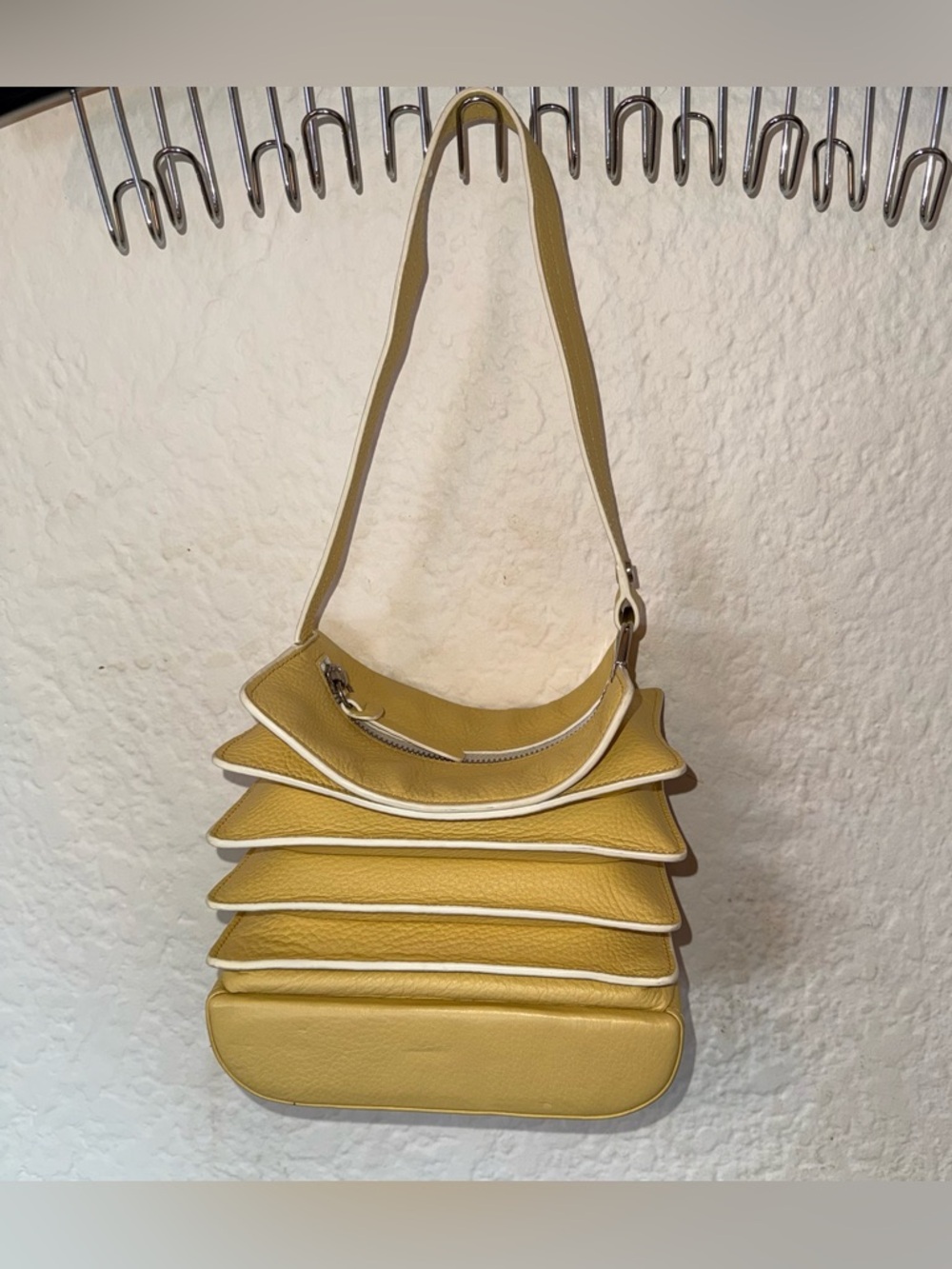 Bodhi temple shoulder bag in light yellow